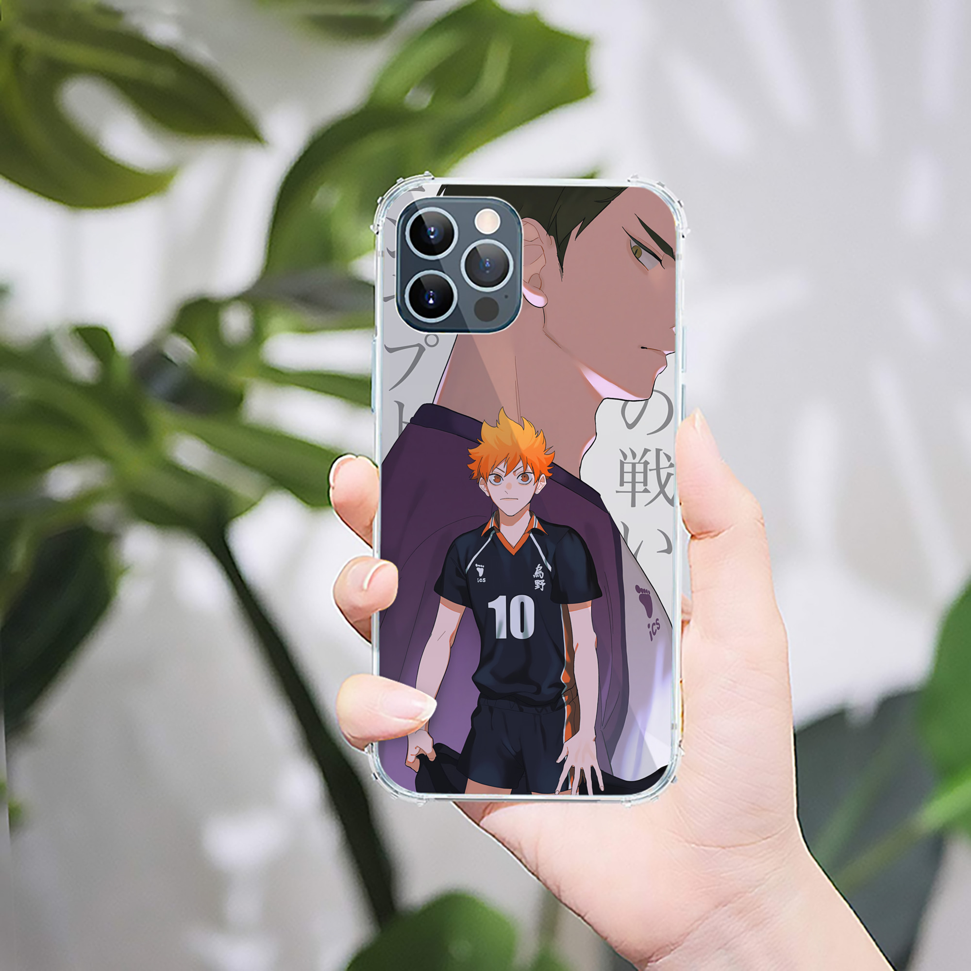 （画像用） ハイキュー!! Haikyu!! 【iPhone 12シリーズ対応】透明スマホケース（クリアソフトケース）